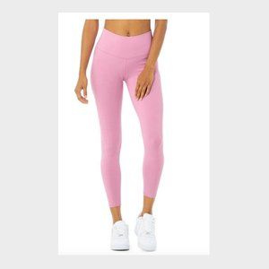 ** NWT ** Alo 7/8 HIGH-WAIST AIRBRUSH LEGGING - PARISIAN PINK